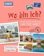 Cover-Bild zum Titel 'Rätselreise: Wo bin ich? - In 80 Orte-Rätseln um die Welt' von 'Sandra Kathe'