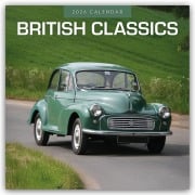 Cover-Bild zum Titel 'British Classics - Klassische britische Autos 2026 - 16-Monatskalender' von 'Robin Red'