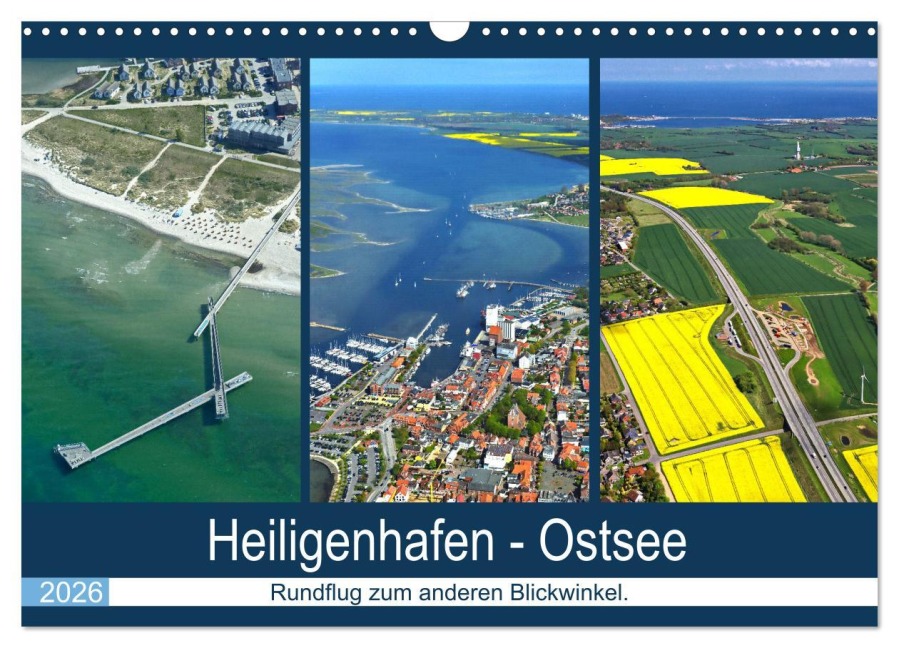 Heiligenhafen - Ostsee (Wandkalender 2026 DIN A3 quer), CALVENDO Monatskalender - Ro Bra- Rolf Braun- Ostseefotograf
