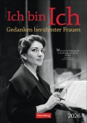 Cover-Bild zum Titel 'Ich bin Ich Wochen-Kulturkalender 2026 - Gedanken berühmter Frauen' von 'Ulrike Issel'