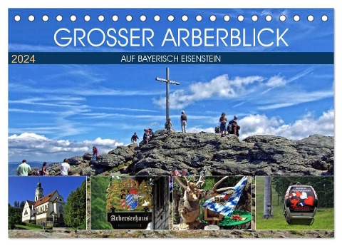 Grosser Arberblick auf Bayerisch Eisenstein (Tischkalender 2024 DIN A5 quer), CALVENDO Monatskalender - Holger Felix