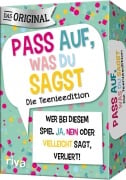Cover-Bild zum Titel 'Pass auf, was du sagst - Die Teenieedition' von 'Emma Hegemann'