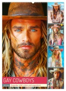 Cover-Bild zum Titel 'Gay Cowboys. Queerdos. Wild, schön und ungezähmt (Wandkalender 2026 DIN A2 hoch), CALVENDO Monatskalender' von 'Rose Hurley'
