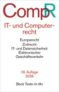Cover-Bild zum Titel 'IT- und Computerrecht. CompR' von 'Jochen Schneider'