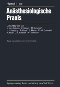 Cover-Bild zum Titel 'Anästhesiologische Praxis' von 'H. Lutz'