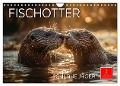 Fischotter - schlaue Jäger (Wandkalender 2024 DIN A4 quer), CALVENDO Monatskalender - Peter Roder