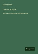 Cover-Bild zum Titel 'Salvius Julianus' von 'Heinrich Buhl'