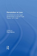 Cover-Bild zum Titel 'Revolution in Law: Contributions to the Legal Development of Soviet Legal Theory, 1917-38' von 'Piers Beirne'