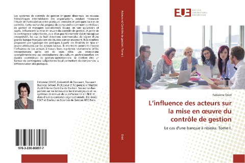 L¿influence des acteurs sur la mise en ¿uvre du contrôle de gestion - Fabienne Oriot