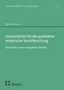 Cover-Bild zum Titel 'Gütekriterien für die qualitative empirische Sozialforschung' von 'Björn Tesmer'