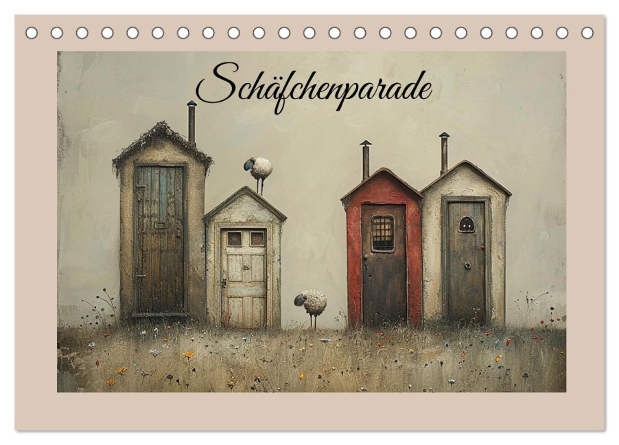 Schäfchenparade (Tischkalender 2026 DIN A5 quer), CALVENDO Monatskalender - Anne Seltmann