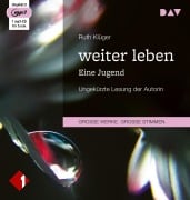 Cover-Bild zum Titel 'weiter leben. Eine Jugend' von 'Ruth Klüger'