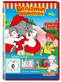 Cover-Bild zum Titel 'Benjamin Blümchen und die Eisbär-Babys & Die Wunderblume' von 'Charlotte Habersack, Daniela Mohr, Kurt Haderer, Pascale Schmidt, Heiko Rüsse'
