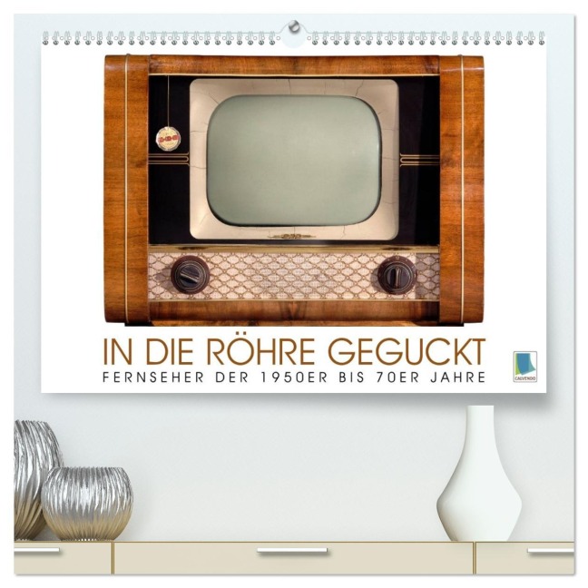 Fernseher der 1950er bis 70er Jahre: In die Röhre geguckt (hochwertiger Premium Wandkalender 2026 DIN A2 quer), Kunstdruck in Hochglanz - Calvendo Calvendo