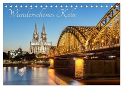 Cover-Bild zum Titel 'Wunderschönes Köln (Tischkalender 2026 DIN A5 quer), CALVENDO Monatskalender' von 'Michael Valjak'