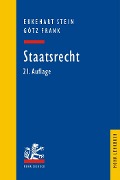 Cover-Bild zum Titel 'Staatsrecht' von 'Götz Frank, Ekkehart Stein'