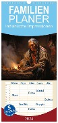 Familienplaner 2024 - Indianische Impressionen mit 5 Spalten (Wandkalender, 21 x 45 cm) CALVENDO - Kerstin Waurick