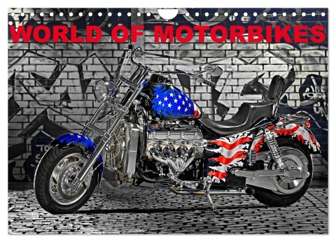 World of Motorbikes (Wall Calendar 2024 DIN A4 landscape), CALVENDO 12 Month Wall Calendar - Insideportugal Insideportugal