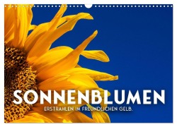 Cover-Bild zum Titel 'Sonnenblumen - Erstrahlen im freundlichen Gelb. (Wandkalender 2027 DIN A3 quer), CALVENDO Monatskalender' von 'Sf'