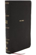 Cover-Bild zum Titel 'NKJV Giant Print End-Of-Verse Reference Bible, Black Leathersoft, Red Letter, Comfort Print (Thumb Indexed)' von 'Thomas Nelson'