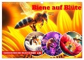 Biene auf Blüte - Faszinierende Details durch künstliche Intelligenz (Wandkalender 2025 DIN A3 quer), CALVENDO Monatskalender - Marco Warstat