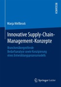 Cover-Bild zum Titel 'Innovative Supply-Chain-Management-Konzepte' von 'Wanja Wellbrock'
