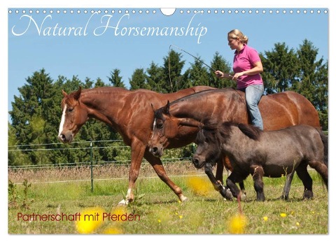 Natural Horsemanship - Partnerschaft mit Pferden (Wandkalender 2024 DIN A3 quer), CALVENDO Monatskalender - Meike Bölts