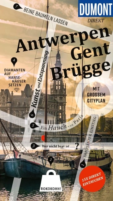 DUMONT direkt Reiseführer Antwerpen, Gent, Brügge - Patricia Fridrich