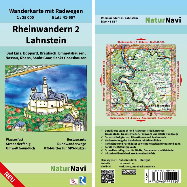Rheinwandern 2 - Lahnstein 1:25 000 - 