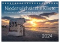 Niedersächsische Küste - Küstenorte von Ostfriesland bis Bremerhaven (Tischkalender 2024 DIN A5 quer), CALVENDO Monatskalender - Rainer Ganske