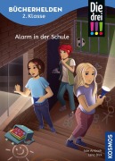 Cover-Bild zum Titel 'Die drei !!!, Bücherhelden 2. Klasse, Alarm in der Schule' von 'Jule Ambach'