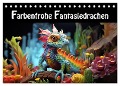 Farbenfrohe Fantasiedrachen (Tischkalender 2024 DIN A5 quer), CALVENDO Monatskalender - Liselotte Brunner-Klaus