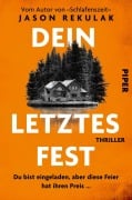 Cover-Bild zum Titel 'Dein letztes Fest' von 'Jason Rekulak'