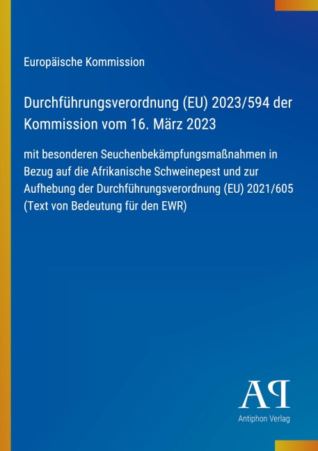 Durchführungsverordnung (EU) 2023/594 der Kommission vom 16. März 2023 - Europäische Kommission