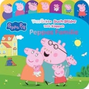 Cover-Bild zum Titel 'Peppa Pig - Verrückte Such-Bilder mit Klappen - Peppas Familie - Pappbilderbuch mit 20 Klappen - Wimmelbuch für Kinder ab 18 Monaten - Peppa Wutz' von ''