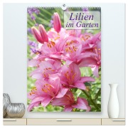 Cover-Bild zum Titel 'Lilien im Garten (hochwertiger Premium Wandkalender 2026 DIN A2 hoch), Kunstdruck in Hochglanz' von 'Gisela Kruse'