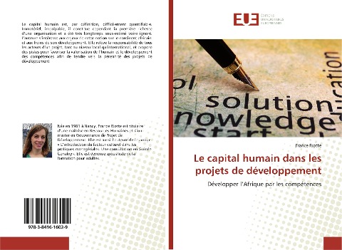 Le capital humain dans les projets de développement - France Riotte