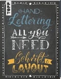 Cover-Bild zum Titel 'Handlettering All you need. Schrift & Layout' von 'Ludmila Blum'
