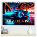Digital Color Cars (hochwertiger Premium Wandkalender 2025 DIN A2 quer), Kunstdruck in Hochglanz - Monika Altenburger