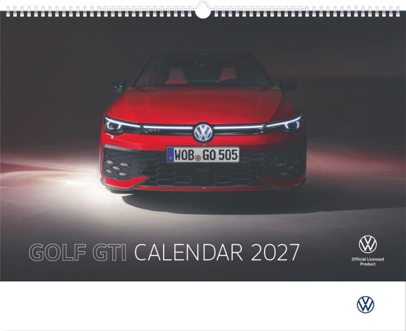 VW Golf GTI Calendar 2027 2027 - 