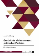 Cover-Bild zum Titel 'Geschichte als Instrument politischer Parteien' von 'Anna Reißberg'