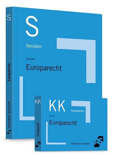 Bundle Sommer, Skript Europarecht + Haack, Karteikarten Europarecht - 