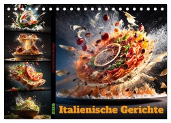 Cover-Bild zum Titel 'Italienische Gerichte (Tischkalender 2026 DIN A5 quer), CALVENDO Monatskalender' von 'Dirk Meutzner'