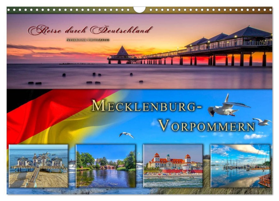 Reise durch Deutschland - Mecklenburg-Vorpommern (Wandkalender 2026 DIN A3 quer), CALVENDO Monatskalender - Peter Roder