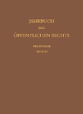 Cover-Bild zum Titel 'Jahrbuch des öffentlichen Rechts der Gegenwart. Neue Folge' von ''