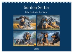 Gordon Setter. Edle Seelen in der Natur (Wandkalender 2026 DIN A3 quer), CALVENDO Monatskalender - Rose Hurley
