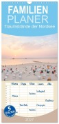 Cover-Bild zum Titel 'Familienplaner 2027 - Traumstrände der Nordsee mit 5 Spalten (Wandkalender, 21 x 45 cm) CALVENDO' von 'Dietmar Scherf'