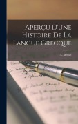 Cover-Bild zum Titel 'Aperçu d'une histoire de la langue grecque' von ''