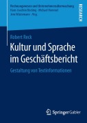 Cover-Bild zum Titel 'Kultur und Sprache im Geschäftsbericht' von 'Robert Reck'