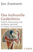 Cover-Bild zum Titel 'Das kulturelle Gedächtnis' von 'Jan Assmann'